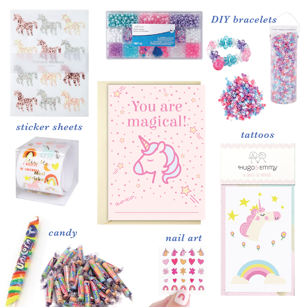 Unicorn Valentine's Day Favors To Pair With Your 'You Are Magical' Cards