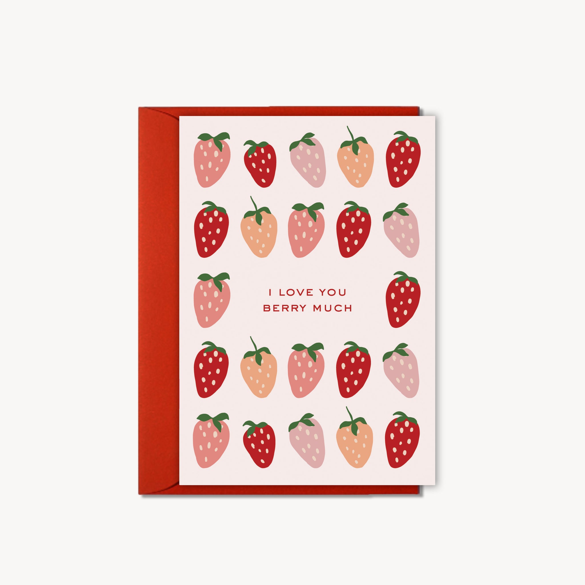 Valentine's Card Pack - Strawberries