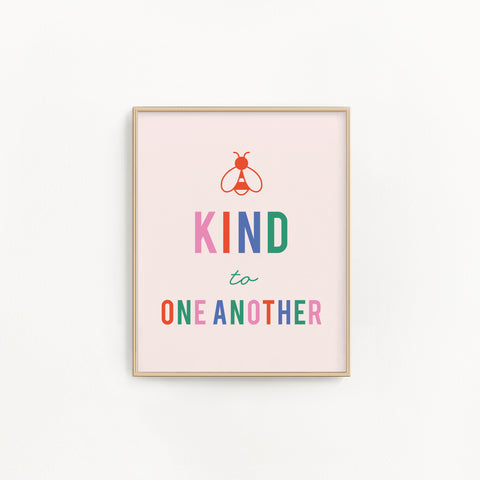 Bee Kind Print