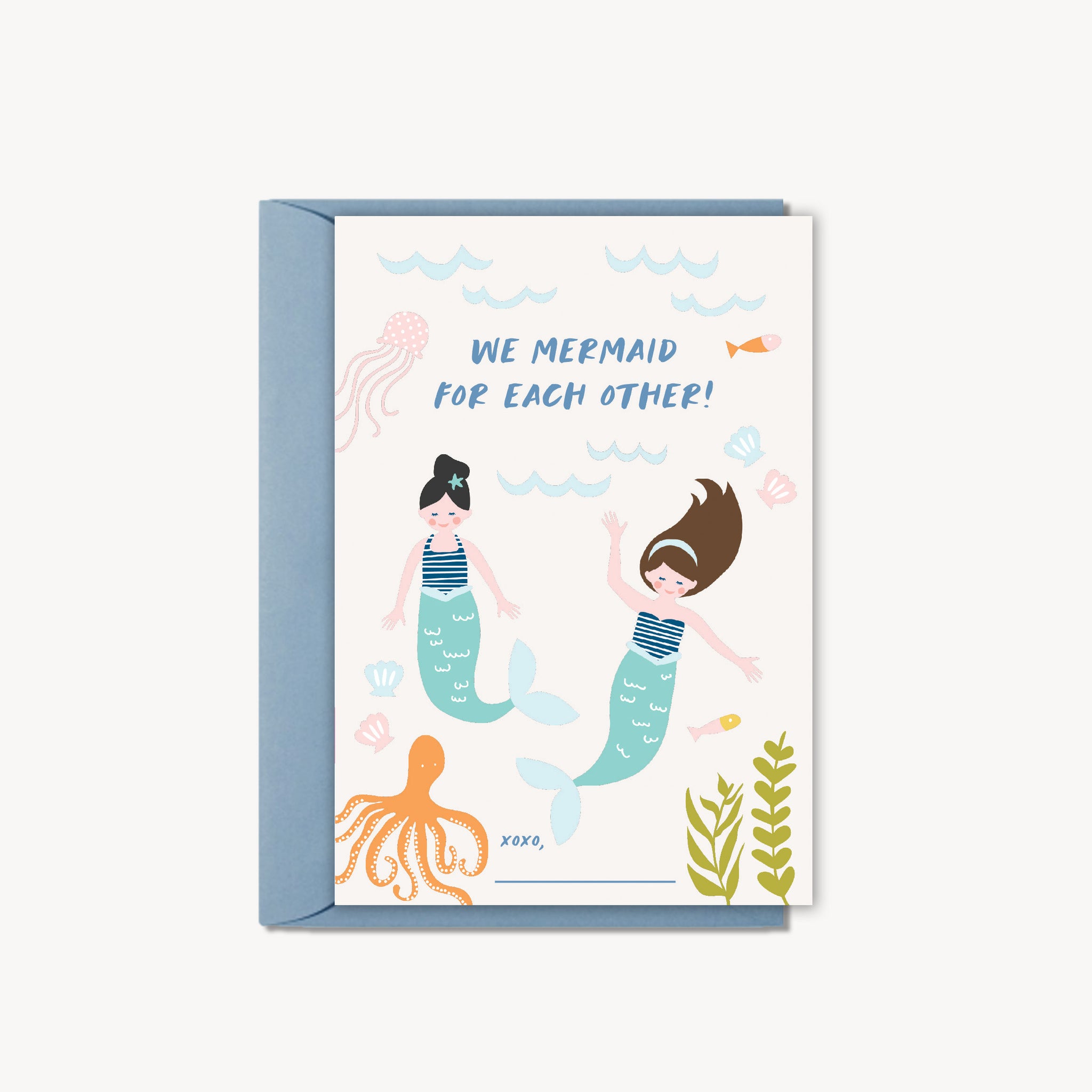 Valentine's Card Pack - Mermaids