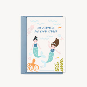 Valentine's Card Pack - Mermaids