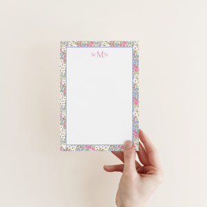 Spring Floral Border Notepad