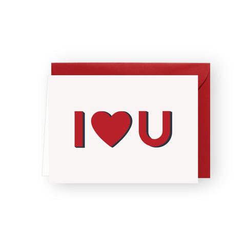 I Heart You Folded Card Pack