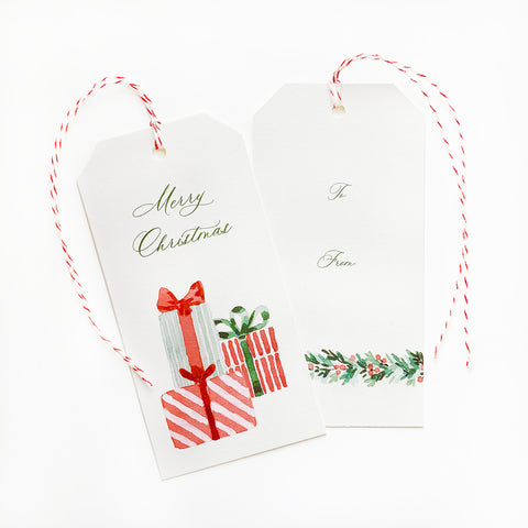 Presents Holiday Gift Tags