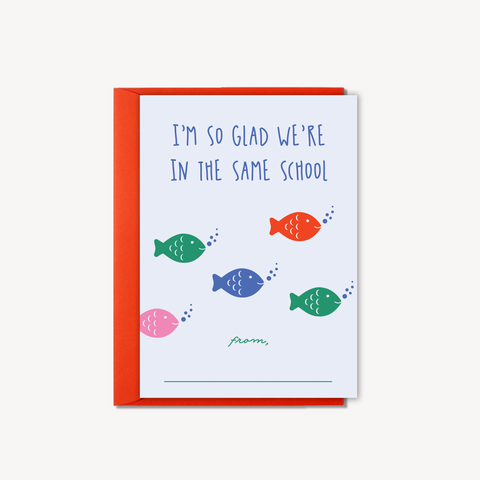 Valentine's Card Pack - School of Fish