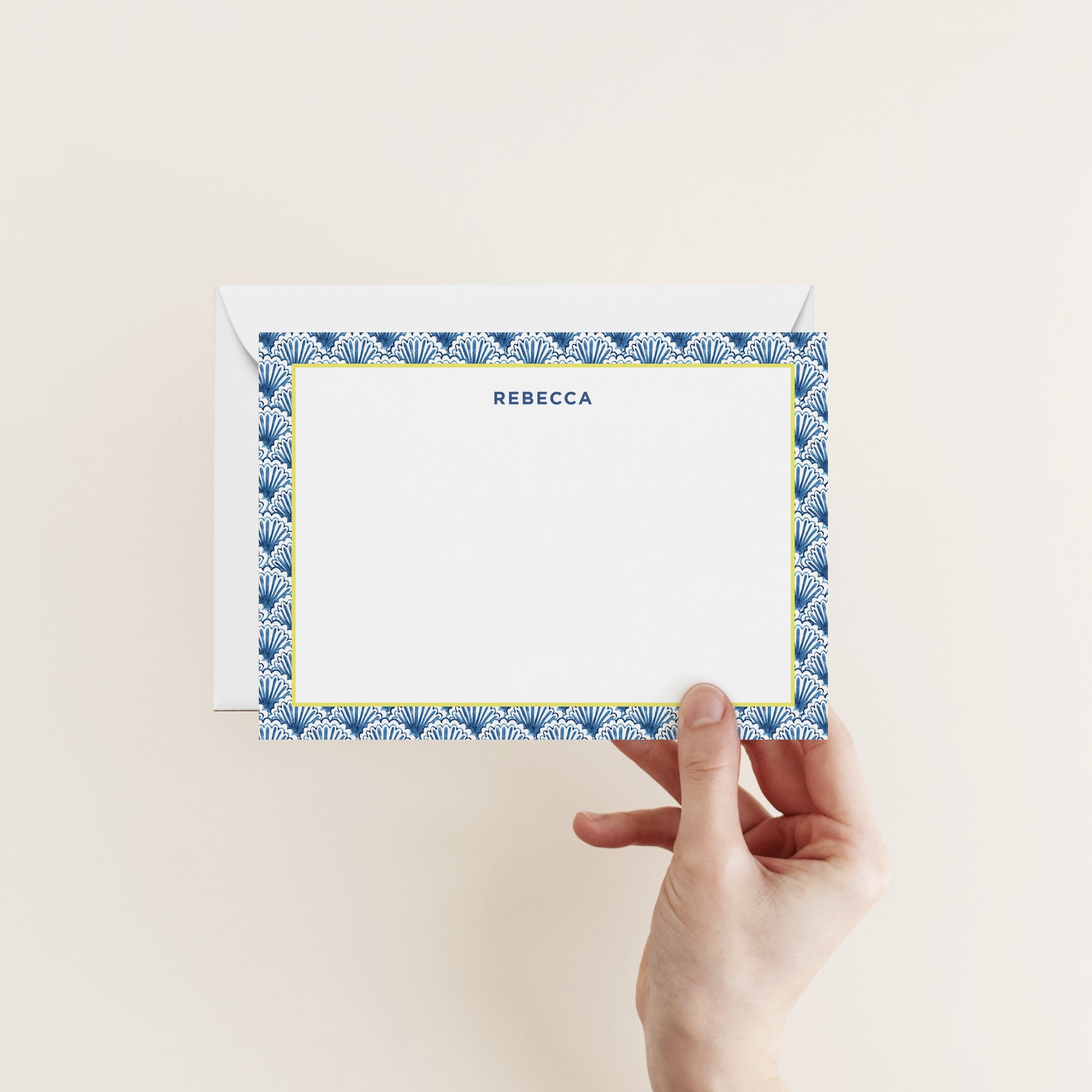 Shibori Bold Border Stationery