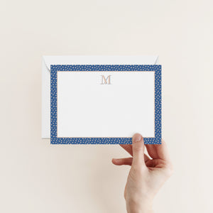 Polka Dot Initial Stationery