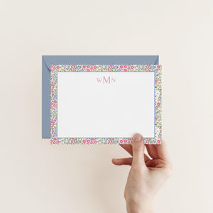 Spring Floral Border Stationery